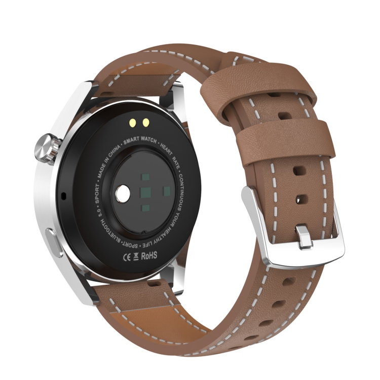 Hamtod GT3 Pro 1.32 pulgadas Smart Watch, frecuencia cardíaca / monitor de temperatura / llamada BT (plata) - 2