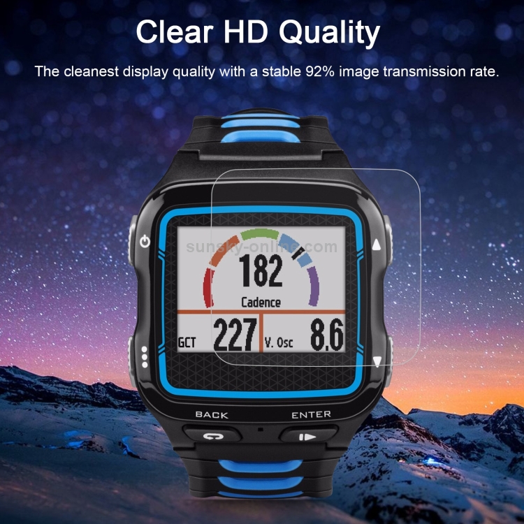 For Garmin Forerunner 920XT 0.26mm 2.5D 9H Tempered Glass Film Screen Protector