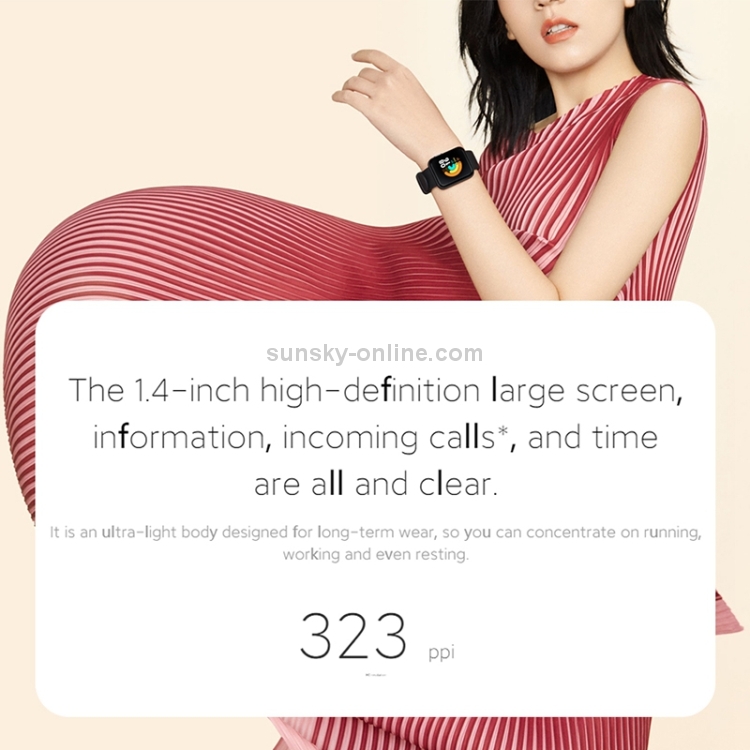 Xiaomi Redmi Watch Heart Rate 5Atm Proof Dwaterproof Water 1.4 inch Smart  Watch
