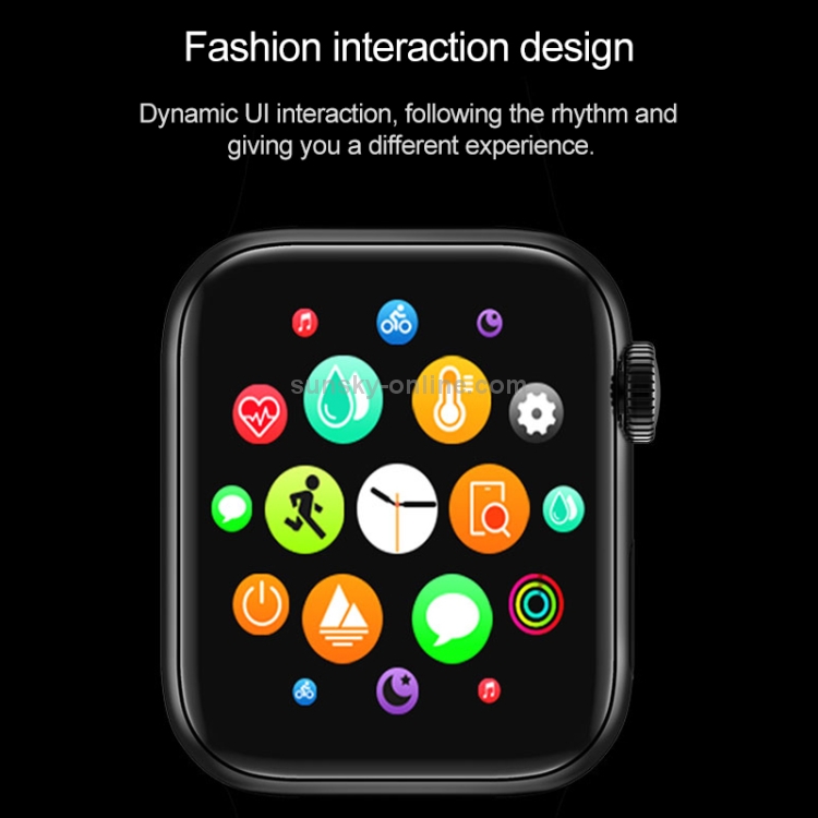 W58 Pro inch IPS Color Screen Smart Watch, Support Temperature