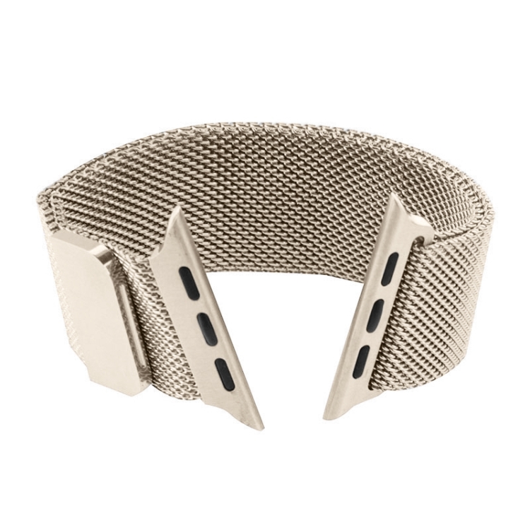 Starlight Milanese Mesh Loop Band Apple Watch Ultra 38 40 41mm 42 44 45  49mm Magnetic Clasp Mesh Bracelet Iwatch Series 9 8 7 6 5 4 3 2 1 SE 