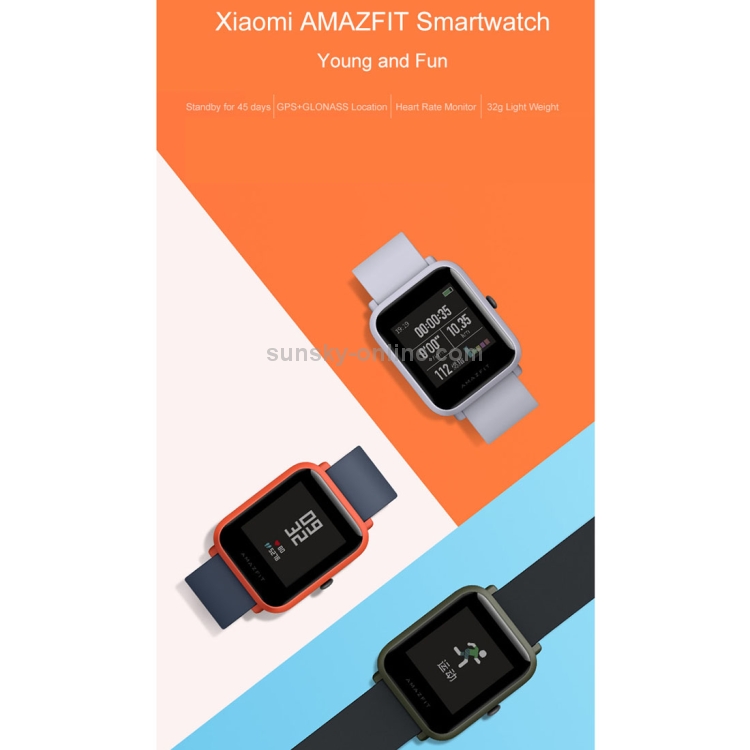 Amazfit bip lite ip68 hot sale