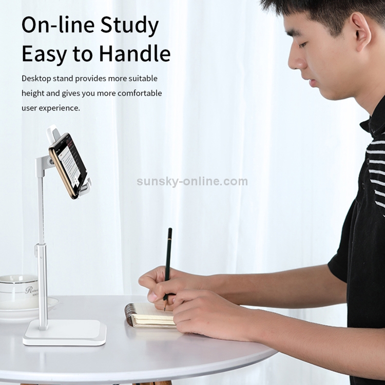 ROCK RPH0944 Adjustable Lifting 90 Degree Rotation ABS Stand Desktop Phone Tablet Holder(Black) ROCK RPH0944 Adjustable Lifting 90 Degree Rotation ABS Stand Desktop Phone Tablet Holder(Black)