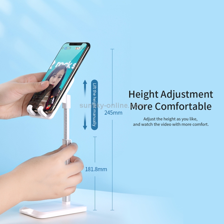 ROCK RPH0944 Adjustable Lifting 90 Degree Rotation ABS Stand Desktop Phone Tablet Holder(Black) ROCK RPH0944 Adjustable Lifting 90 Degree Rotation ABS Stand Desktop Phone Tablet Holder(Black)