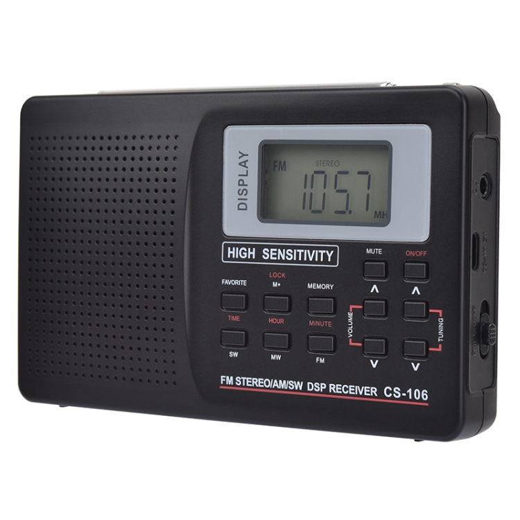 Am Fm Radio portatile Radio personale con cuffie Walkman Radio con batteria  ricaricabile digitale