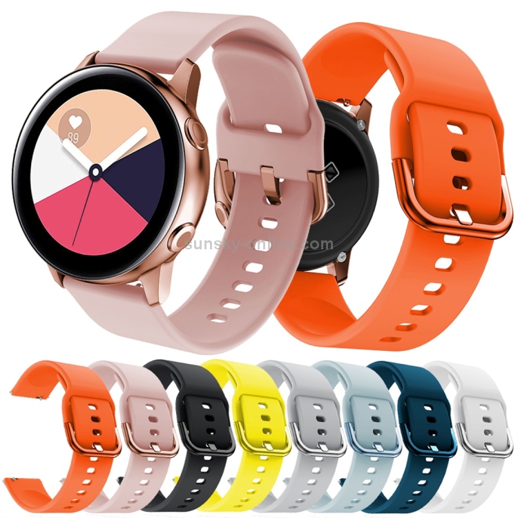 Smart Watch Electroplated Buckle Watch Band Galaxy Watch Active Baby Blue