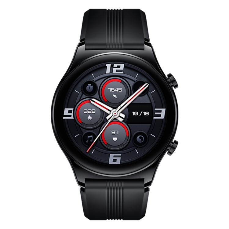 Honor GS 3 Smart Watch, 1.43 inch Screen, Support Heart Rate Monitoring / Bluetooth Call / GPS / NFC(Black) - 1