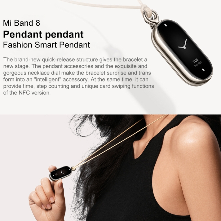 Mi Band 8 can be worn like a necklace