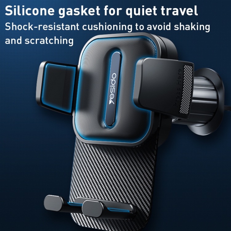 Yesido C167 Rotatable Car Air Outlet Phone Holder (Black) Yesido C167 Rotatable Car Air Outlet Phone Holder (Black)