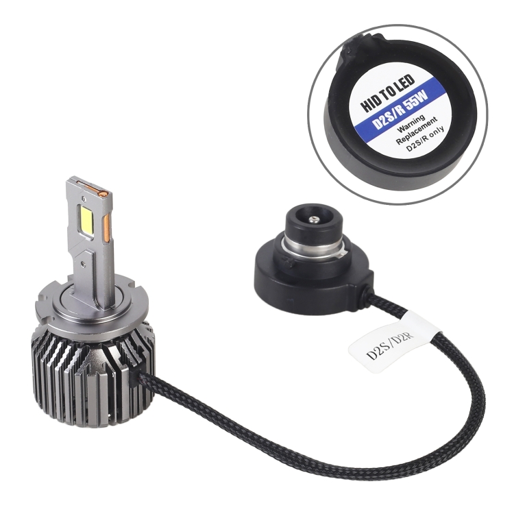 D2S/D2R LED Headlight Bulbs 7000LM/pair 6000K For Hid Xenon