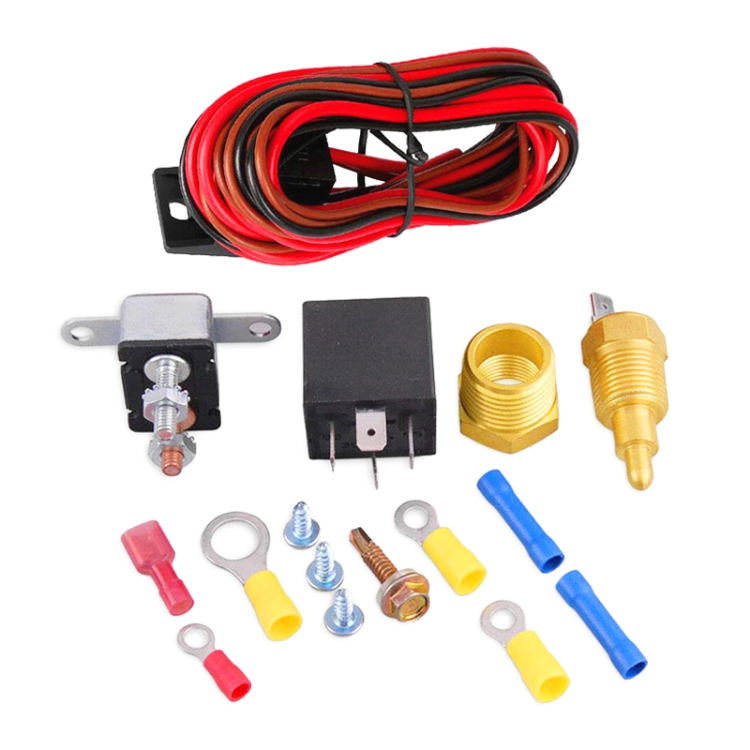 Car Temperature Sensor Switch Electric Cooling Fan Thermostat Wire