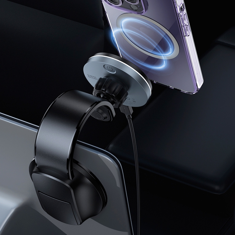 MOMAX CM25B Magnetic Wireless Charger Car Suction Cup Phone Holder MOMAX CM25B Magnetic Wireless Charger Car Suction Cup Phone Holder