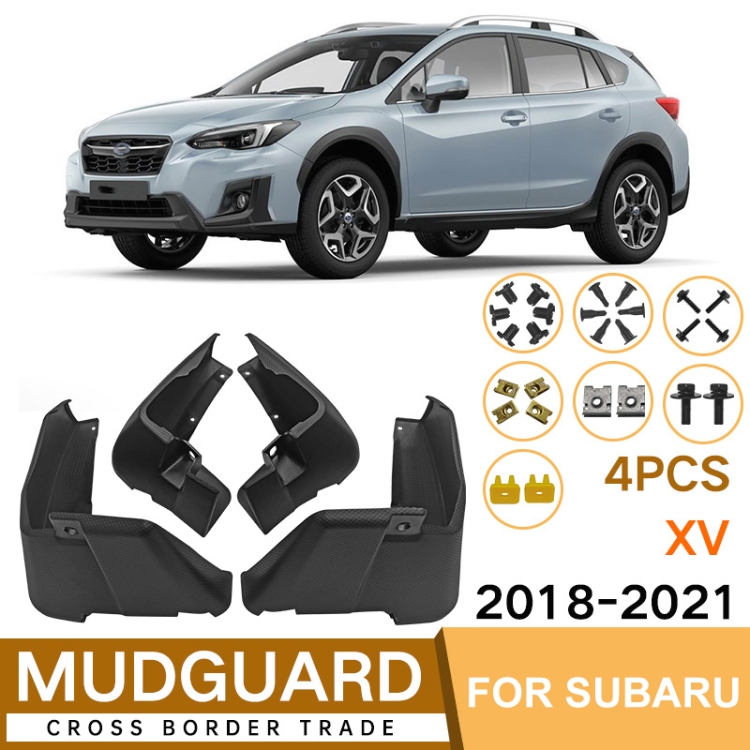 Per Subaru XV 2018-2021 4 pz/set Auto Auto In Plastica Morbida Paraspruzzi  Paraspruzzi Parafango