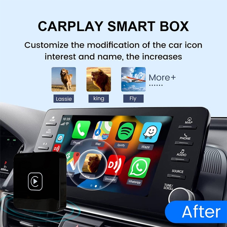 Caja inteligente AI para coche, coche Original con cable a Carplay