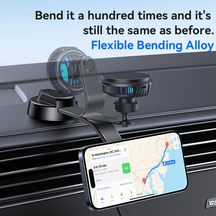 Yesido C311 Semiconductor Cooling 15W Magnetic Wireless Charging Car Holder (Black) Yesido C311 Semiconductor Cooling 15W Magnetic Wireless Charging Car Holder (Black)