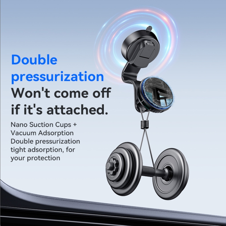 Yesido C311 Semiconductor Cooling 15W Magnetic Wireless Charging Car Holder (Black) Yesido C311 Semiconductor Cooling 15W Magnetic Wireless Charging Car Holder (Black)