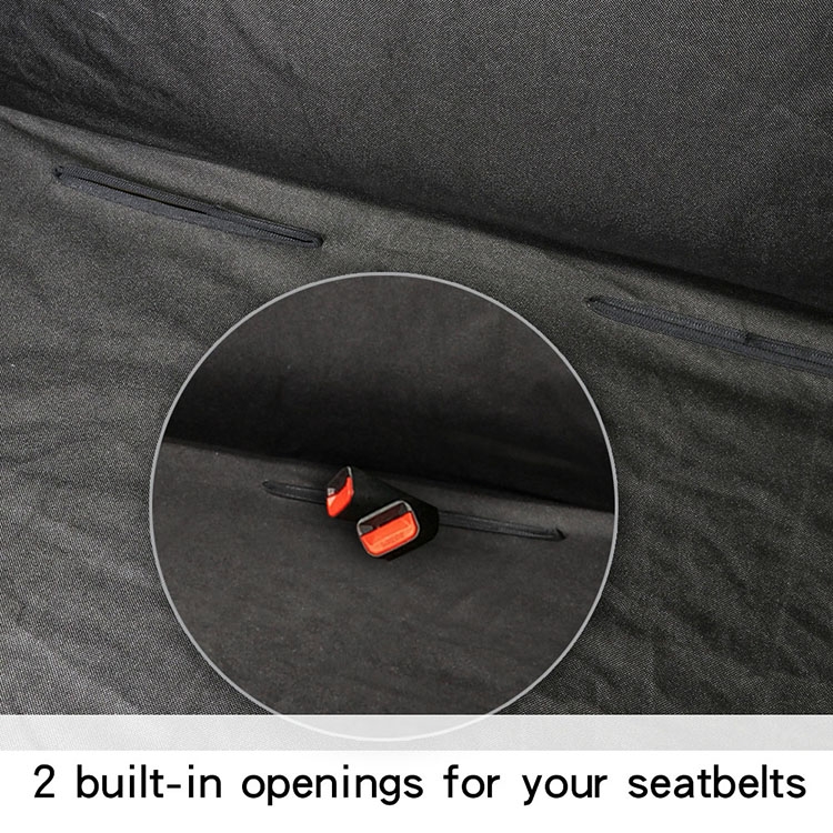 TIROL T26304 Cubierta protectora de asiento trasero de tela Oxford impermeable para automóvil general - 4