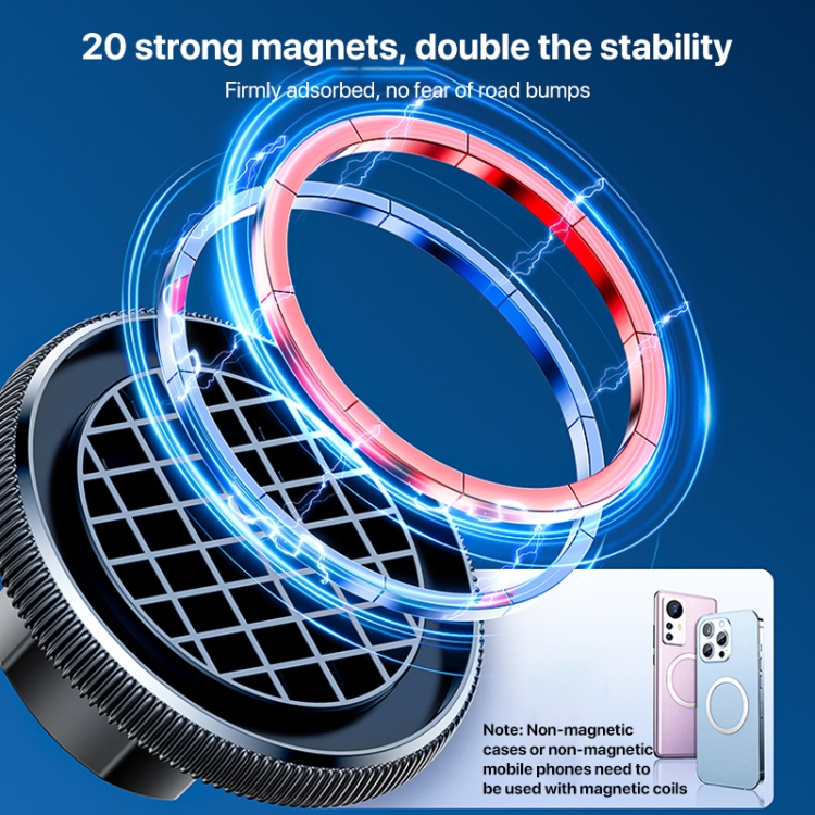 Yesido C200 Magsafe Magnetic Adjustable Car Cup Holder Using Phone Bracket - 5