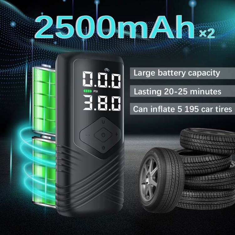 Auto Elektrische Luftpumpe Mini Tragbare Drahtlose Reifen