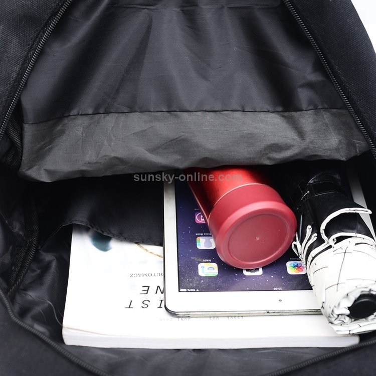 Mochila del bolso de los hombros dobles de la lona de la moda del