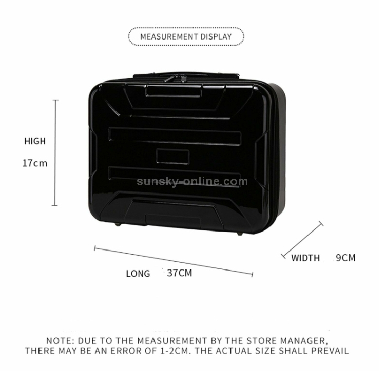 Caja fuerte portátil que lleva la caja de almacenamiento de viajes a prueba de agua Bolsa de almacenamiento para DJI FPV (plata) - B4
