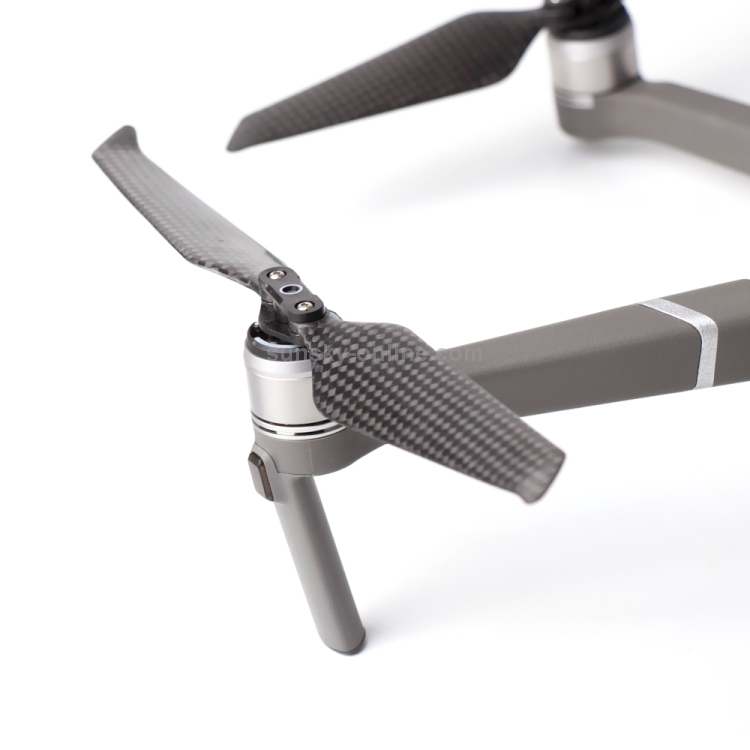 2 Pairs Low-Noise Carbon Fiber Propellers For DJI Mavic 2 Pro/Zoom - Black 8743F Folding Blades