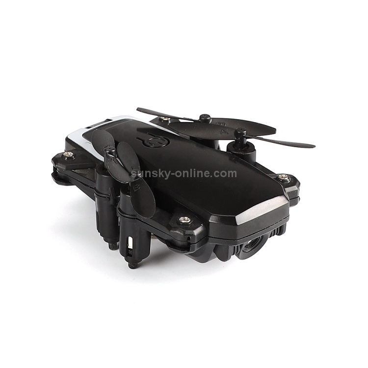 LF606 Wifi FPV Mini Quadcopter Foldable RC Drone with 0.3MP Camera Remote Control Support One Key Take off Landing One Key Return Headless Mode Altitude Hold Mode Black
