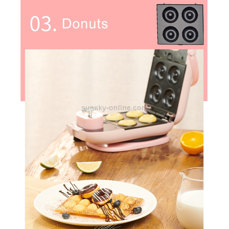 Modelo Pink Star - Máquina de desayuno multifuncional Tostadora pequeña  Tostadora Waffle Maker TUNC Sencillez