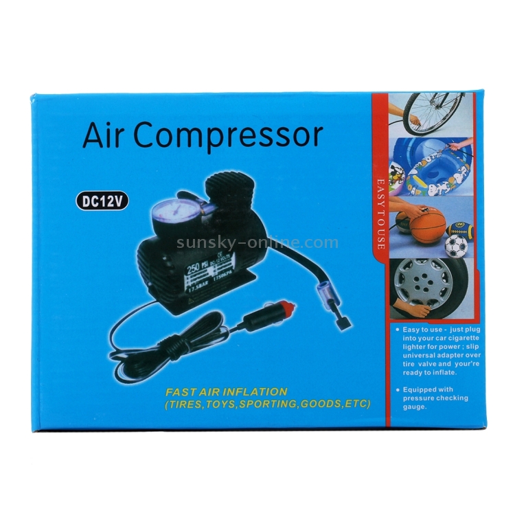 Mini Compresor Inflador Aire Portátil Air Compressor Dc12v