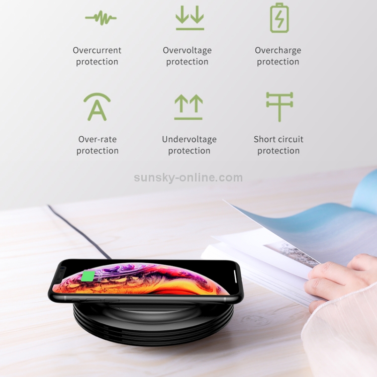 JOYROOM JR-A16 18W Intelligent Fast Wireless Charger, UK Plug(White) JOYROOM JR-A16 18W Intelligent Fast Wireless Charger, UK Plug(White)
