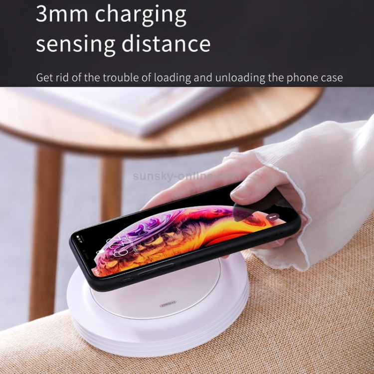 JOYROOM JR-A16 18W Intelligent Fast Wireless Charger, UK Plug(White) JOYROOM JR-A16 18W Intelligent Fast Wireless Charger, UK Plug(White)