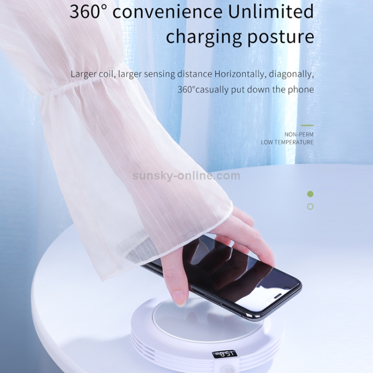 JOYROOM JR-A16 18W Intelligent Fast Wireless Charger, UK Plug(White) JOYROOM JR-A16 18W Intelligent Fast Wireless Charger, UK Plug(White)