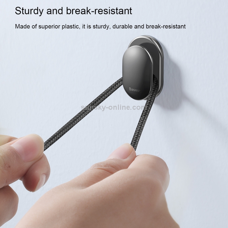Baseus ACGGBK-01 4 in 1 Car Small Shell Shape ABS Stick Hook Baseus ACGGBK-01 4 in 1 Car Small Shell Shape ABS Stick Hook