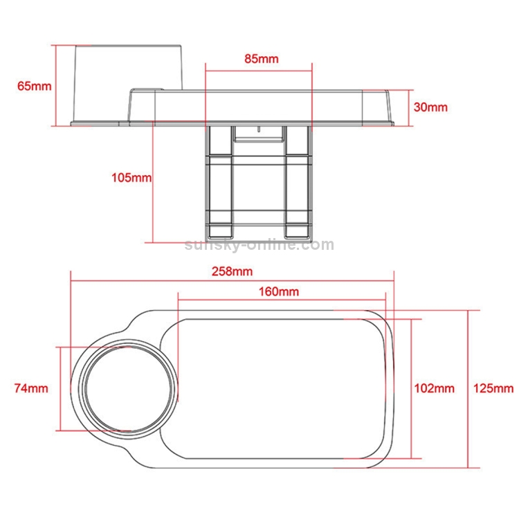 SHUNWEI SD-1511 Portable Vehicle MultifunctionCup Holder Cell Phone Holder SHUNWEI SD-1511 Portable Vehicle MultifunctionCup Holder Cell Phone Holder