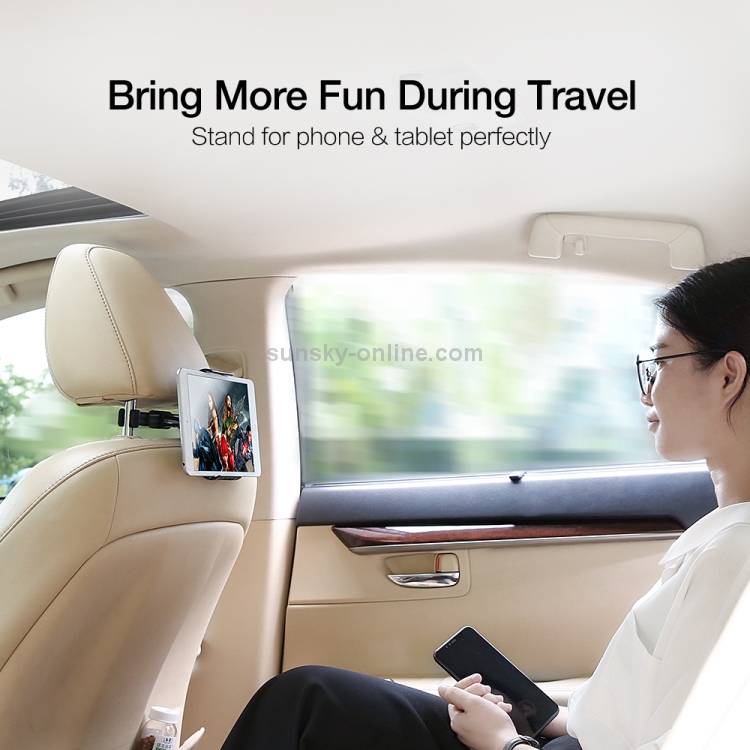 FLOVEME Auto Car Seatback Tablet PC / Mobilephone Holder for 4-11 inch Device (Black) FLOVEME Auto Car Seatback Tablet PC / Mobilephone Holder for 4-11 inch Device (Black)