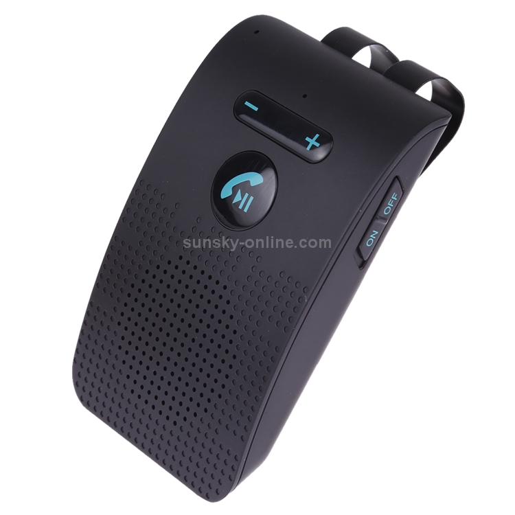 SP09 Kit vivavoce per auto vivavoce Bluetooth V4.2 wireless multipoint  Altoparlante, supporto lettura vocale e sensore di vibrazione