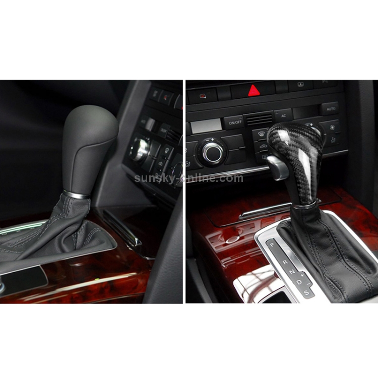 For Left Driving Universal Carbon Fiber Car Gear Shift Knob Modified