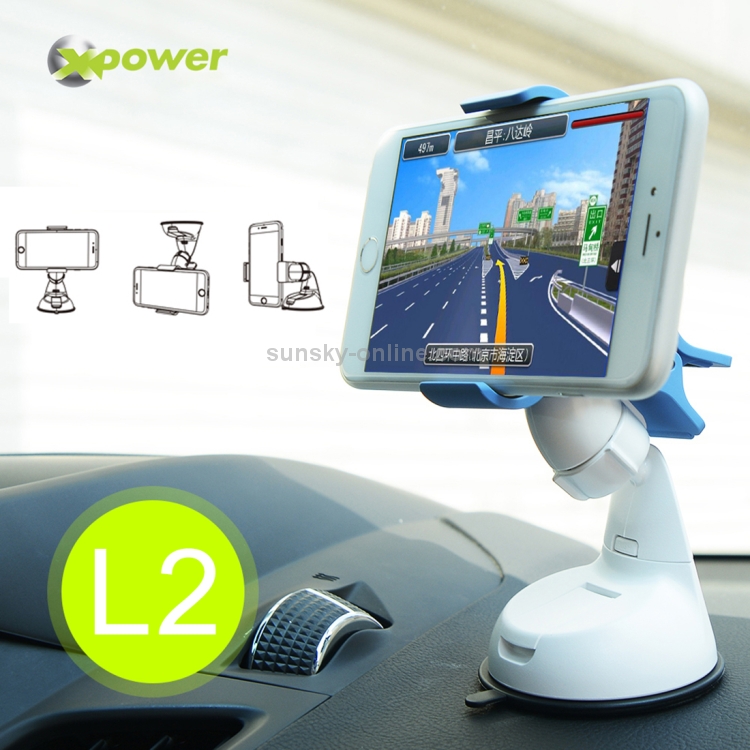 XPower L2 Car Multi-functional 360 Degree Car Mount Phone Holder (Red) XPower L2 Car Multi-functional 360 Degree Car Mount Phone Holder (Red)