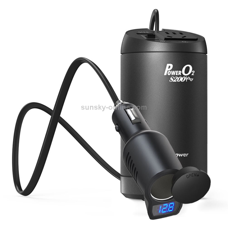 XPower S200 Plus Car Multifunctional Power Inverter USB 3.0 Quick