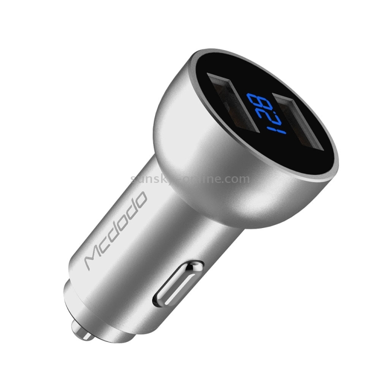 Mcdodo CC-3871 2-Ports USB LED Smart Digital Display Car Charger Mcdodo CC-3871 2-Ports USB LED Smart Digital Display Car Charger