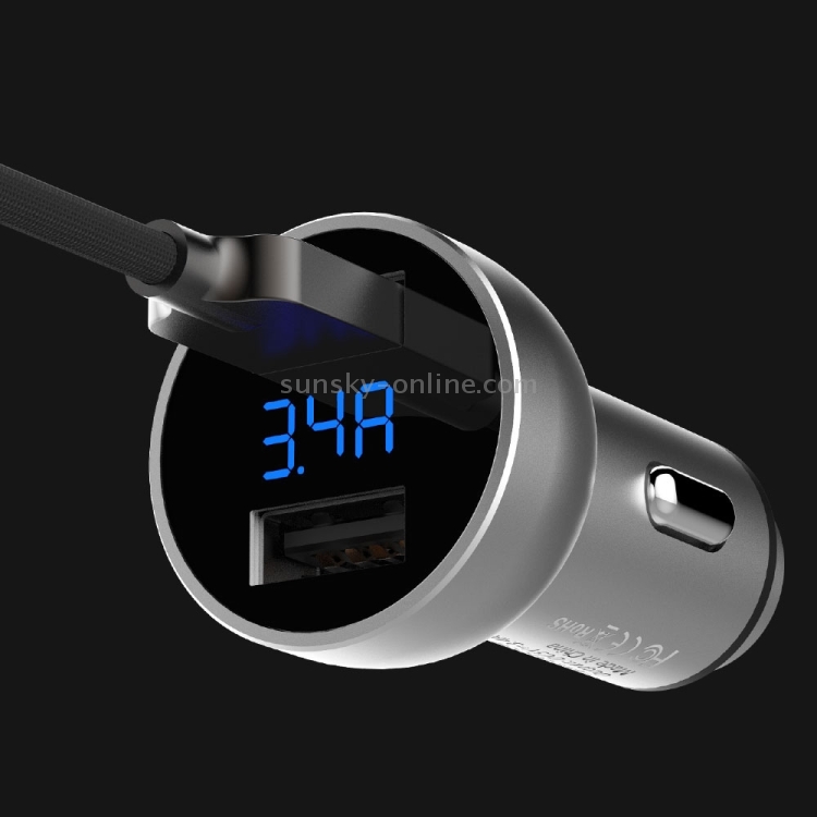 Mcdodo CC-3871 2-Ports USB LED Smart Digital Display Car Charger Mcdodo CC-3871 2-Ports USB LED Smart Digital Display Car Charger