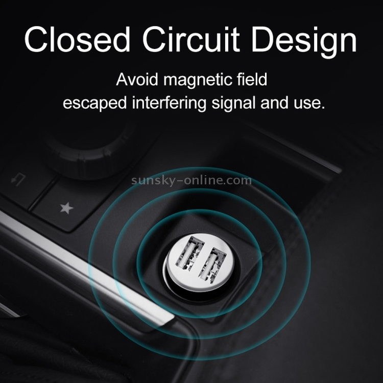 Mcdodo CC-3851 Dual USB Ports Smart Car Charger Mcdodo CC-3851 Dual USB Ports Smart Car Charger