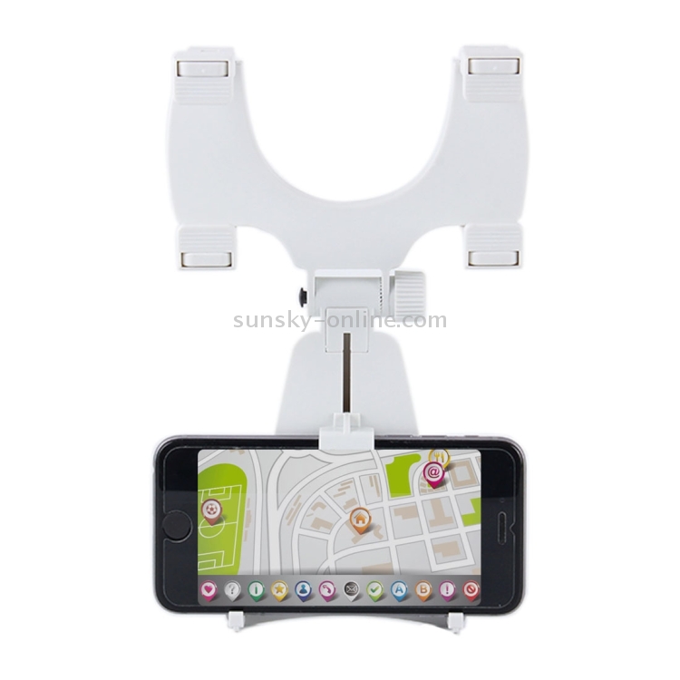 Universal Car Rear View Mirror Steering Wheel Phone Mount Holder Universal Car Rear View Mirror Steering Wheel Phone Mount Holder