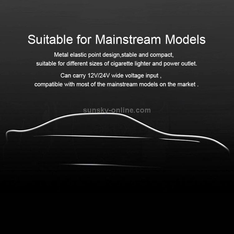 Original Xiaomi ZMI 2.4A Portable Smart Quick Charge QC 3.0 Dual Ports Car Charger, Compatible with Android and iOS Devices