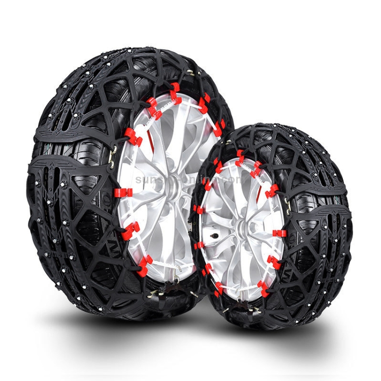 L7 Auto Gummi verdicken Reifen Notfall Anti-Rutsch-Ketten Reifen