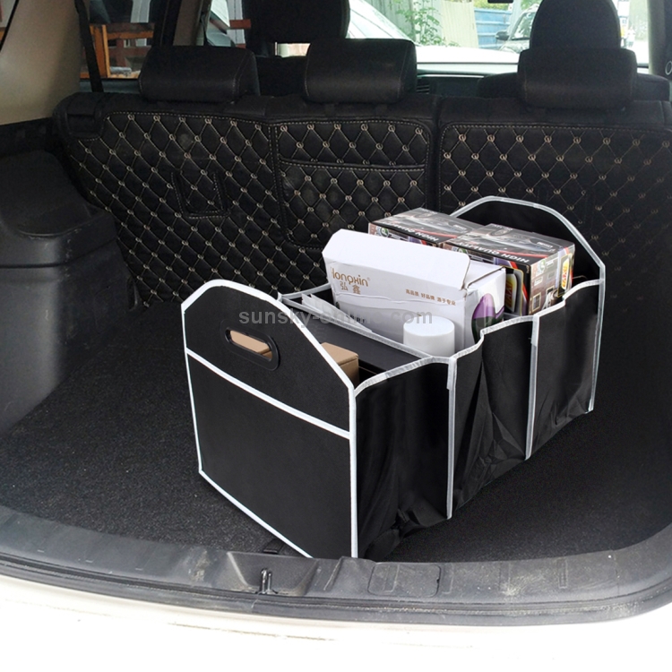Caja de almacenamiento para maletero de coche, soporte de carga
