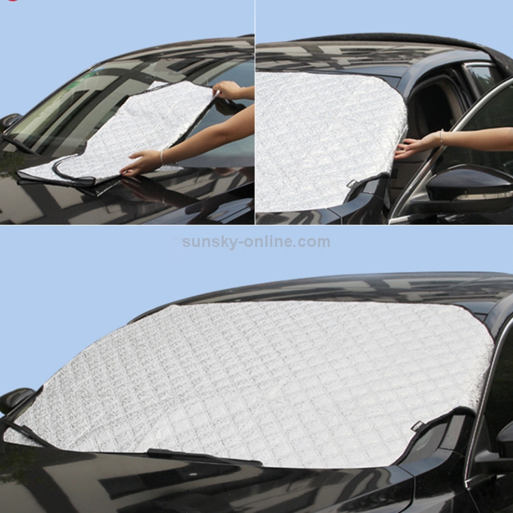 Housse de protection pour pare-brise de voiture, pare-soleil Anti-neige,  Anti-gel, Anti-poussière, UV, Film pour fenêtre, 150x70cm, hiver