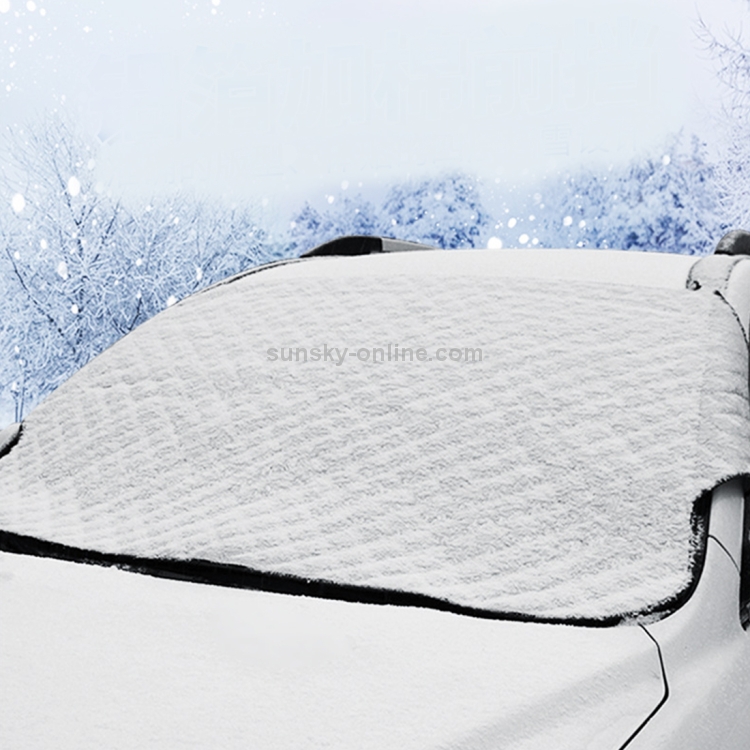 Pare-brise de voiture Pare-soleil Housse de protection Hiver Couverture de  bouclier de neige de