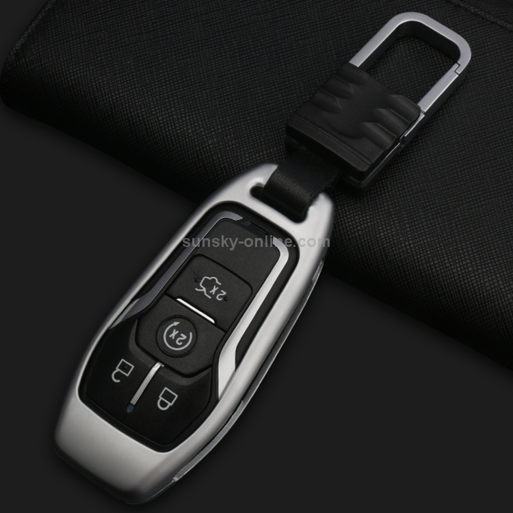 Porte-clés de cas de clé de voiture d'alliage de zinc de coque de clé de  boucle carrée de voiture, livraison de couleur aléatoire