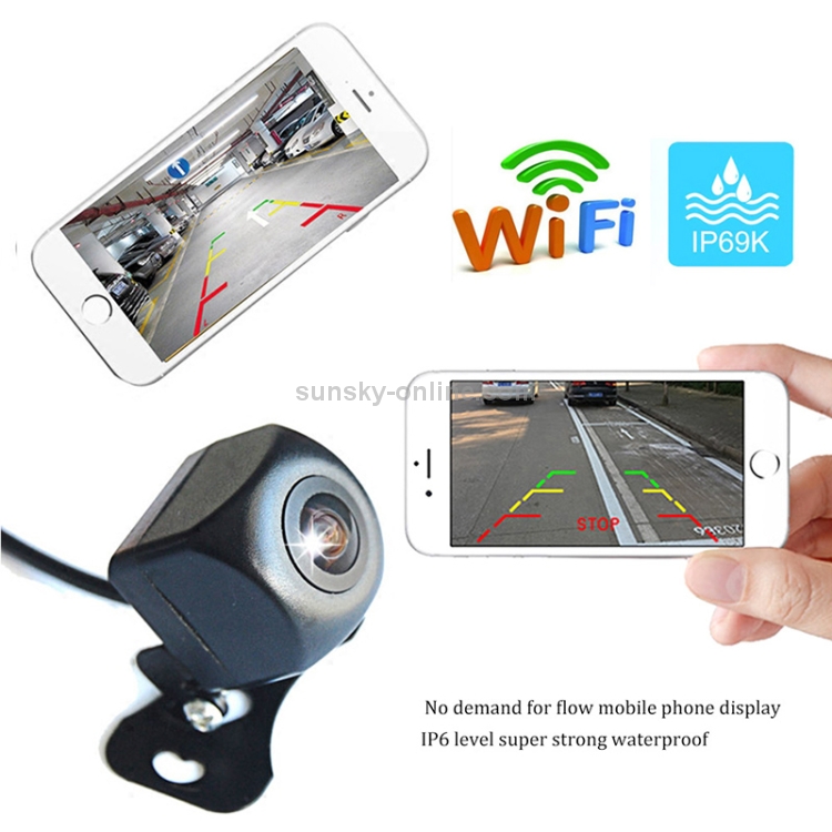 Car Wifi Wireless Reversing Camera Wide-Angle Starlight Night